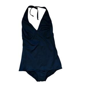 Wintercheck Factory Black Halter Swimsuit Womens Size XS